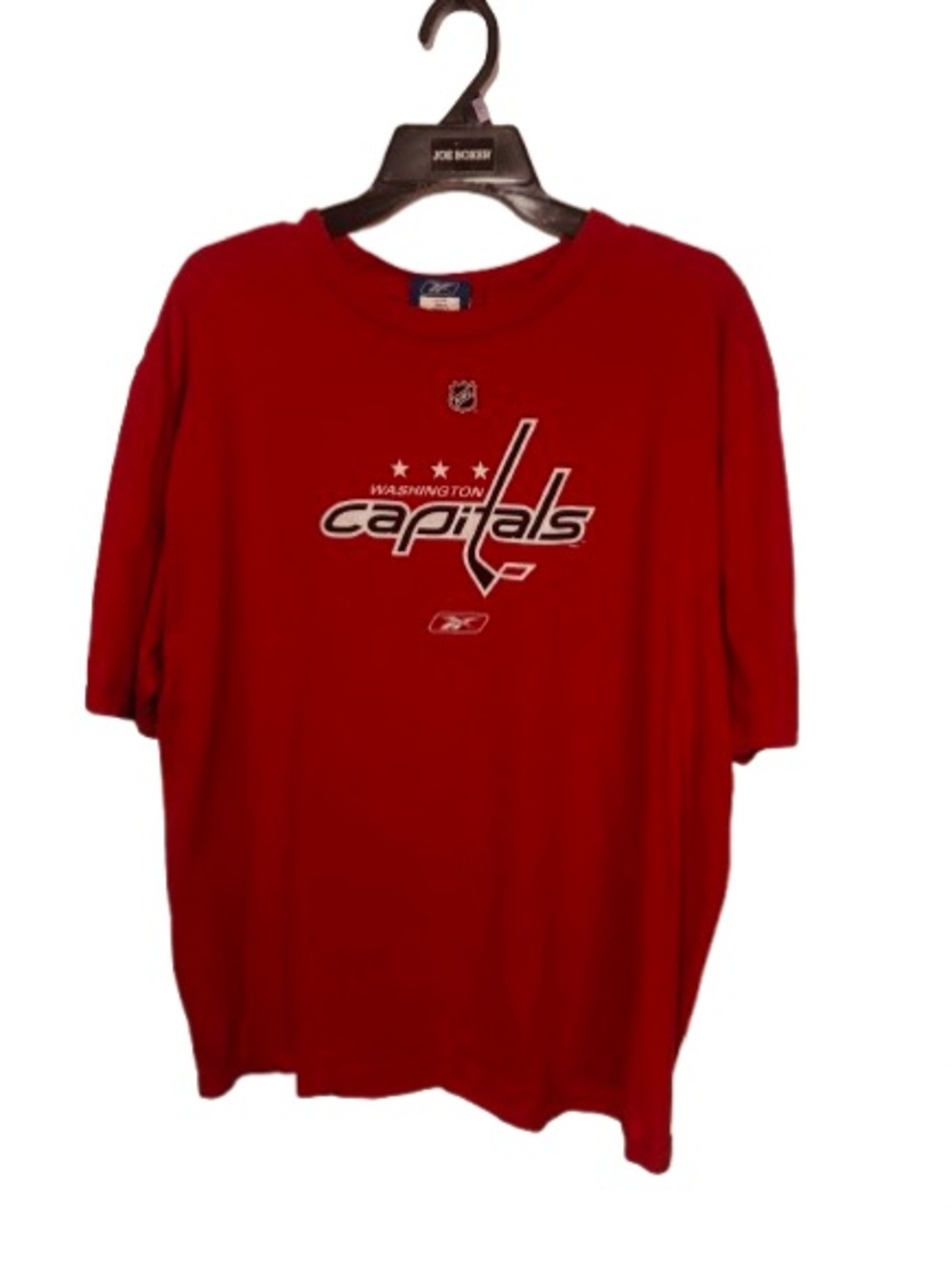 Reebok Red Washington Capitals Short-Sleeve Graphic Tee XL